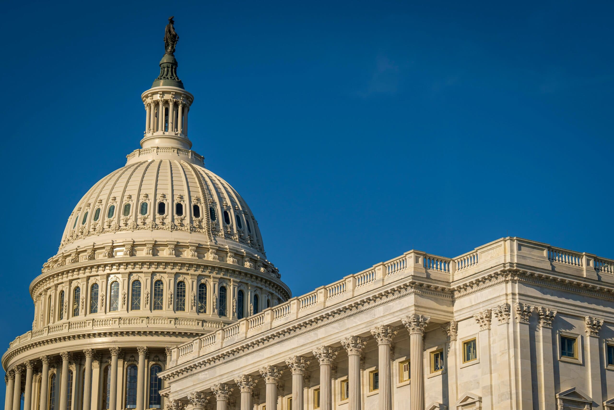 The U.S. Capitol dome